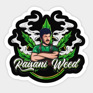 Raisani weed art #1 Sticker